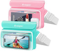 IPX8 Waterproof Fanny Pack, [Up to 8.5"] Waist Bag for Women, Floating Phone Pouch Dry Bag for iPhone 17 16 15 Pro Max, Passport, Wallet, Card, Travel Beach Kayaking Boating Essentials, 2 Pack