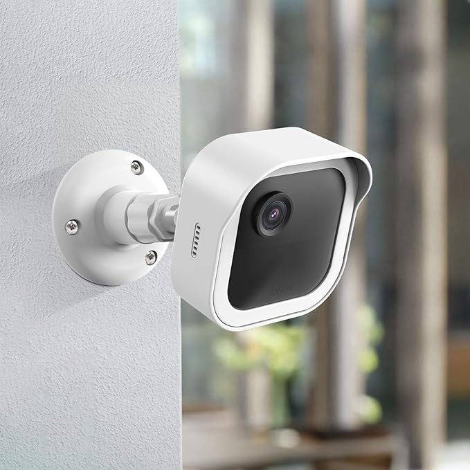 Wall Mount for Blink Outdoor 4th Gen and Outdoor 3rd Gen, 3 Pack Weatherproof Protective Housing and 360 Degree Adjustable Mounting with Blink Sync Module Mount (Camera Not Included, White)