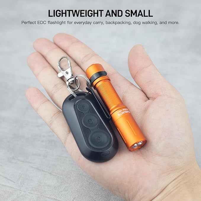 ThruNite Archer Mini Pocket EDC Pen Flashlight, USB-C Rechargeable Mini LED Flashlights, 405 Lumens Slim Pen Light with Clip for Inspection, Everyday Carry and Emergency Use