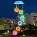 Toodour Solar Wind Chime, Color Changing Moroccan Ball Wind Chimes, LED Decorative Mobile, Gifts for Mom, Waterproof Outdoor Decorative Lights for Garden, Patio, Party, Yard, Window Outdoor Decor