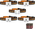 EverBrite LED Headlamp, 4 Lighting Modes, Pivoting Head with Adjustable Headband, IPX4 Water Resistant Perfect for Running, Camping, Hiking, Christmas and Emergency, 3 AAA Battery Powered(5 Pack)