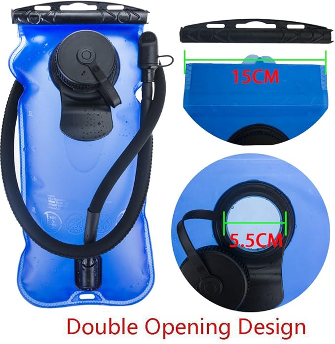WACOOL 3L 3Liter 100oz BPA Free EVA Hydration Pack Bladder, Leak-Proof Water Reservoir
