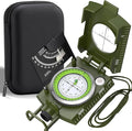 Multifunctional Military Aiming Navigation Compass Compass | IP65 Military Compass with Inclinometer | Impact Resistant | Measure | Height and Slope for Hiking | Camping