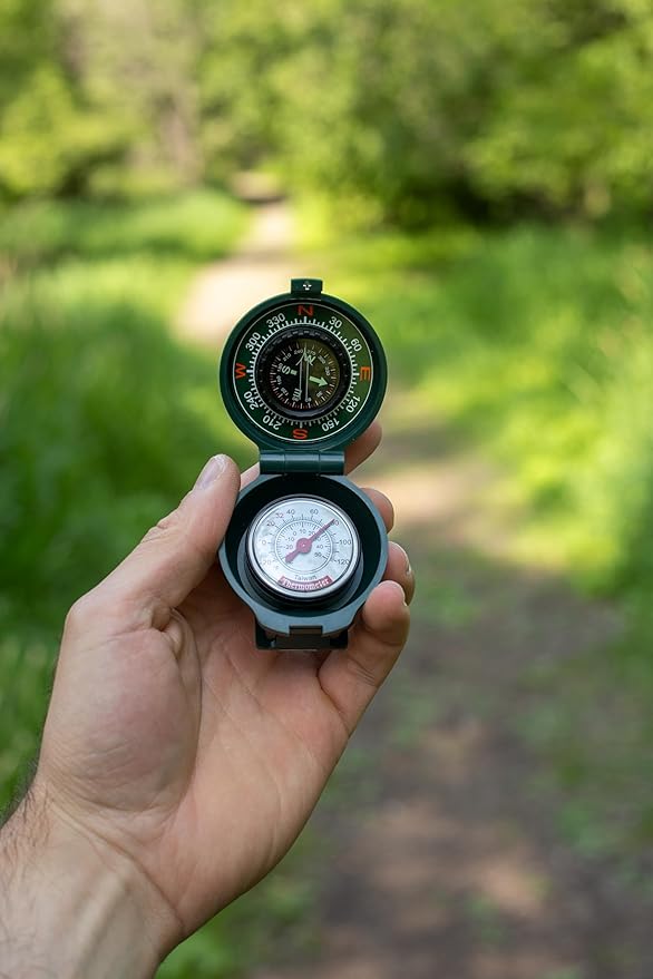 Coghlan’s Outdoor Compasses for Hiking, Camping, Survival & Orienteering – Map, Lensatic, Liquid-Filled, Wrist, Carabiner & Pocket Navigation Tools