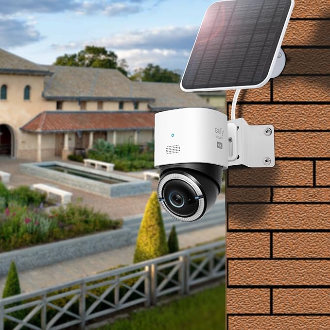 WiTi Metal Corner Mount for eufy soloCam s340, to Achieve a Wider View Range 270° on Both Sides of Exterior Wall Corner, Bracket for PTZ Camera Spray Coated Antirust for Outdoor and Indoor