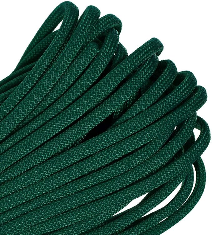 Paracord Planet Solid Color 550lb Paracord – 7 Strand Type III Nylon Cord for Indoor and Outdoor Tasks – Teal (10 ft)