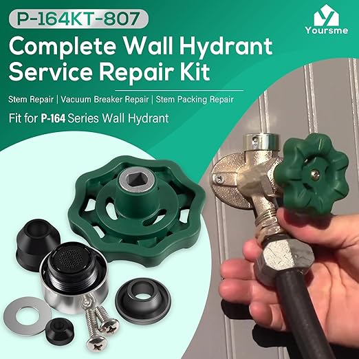 P-164KT-807 Complete Wall Hydrant Service Repair Kit for P-164 Series Wall Hydrant Freezeless Faucet Repair Kit