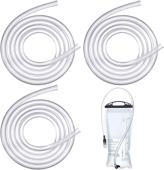 Pangda 3 Pcs Hydraulics Reservoir Hose Replacement Hydration Non Kinking Drink Tube 59 Inches Long Drinking Tubes Bite Bottle Water Bladder Hose for Sports Bladder Backpack System Packs