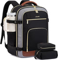 LOVEVOOK Travel Backpack For Women Flight Approved, 40L Carry on Backpack for Airplanes, Personal Item Travel Bag for Airplanes Fits 17 Inch Laptop, Business Weekender Overnight Daypack with 2 Cubes