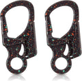 Ahiller Carabiner Clip, Double Anti-Misopening Locking Design, 3" Zinc Alloy Heavy Keychain for Outdoor Camping Hiking, Key Ring Clip