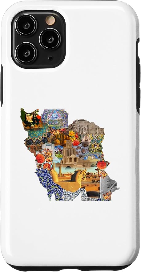 Map of Persian empire, Iran Map Case for iPhone 11 Pro
