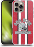 Head Case Designs Officially Licensed Ohio State University Helmet Football Graphics Hard Back Case Compatible with Apple iPhone 16 Pro Max