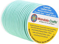 Mandala Crafts Round Genuine Mint Leather Cord for Jewelry Making – 3mm Cowhide Leather Rope String Lace for Kumihimo – 20 Yards Cowhide Craft Cording Spool