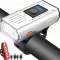 Victoper Bike Light, High Lumens Super Bright Bicycle Lite, 6+4 Modes USB Rechargeable Bike Headlight & Taillight Set, Waterproof Safety Bike Front & Rearlight for Road, Mountain, Night Riding