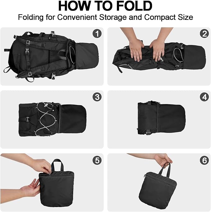 Seektop Ultra Lightweight & Packable Hiking Backpack 20L,Water-Resistant Foldable Daypack for Men Women, Compact for Hiking,Travel,Outdoor