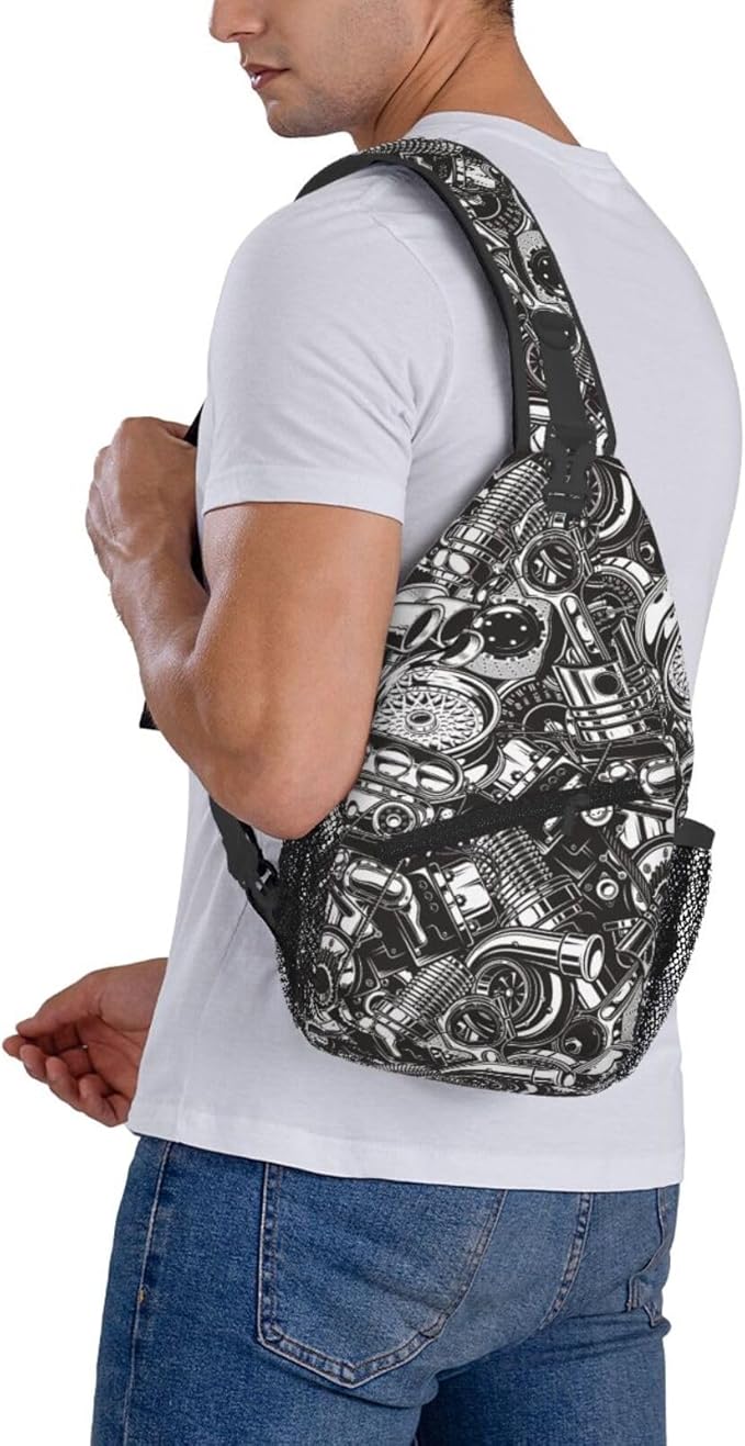 Sling Backpack For Men Hiking Daypack Crossbody Shoulder Bag Travel Chest Pack | Hiking, Travel