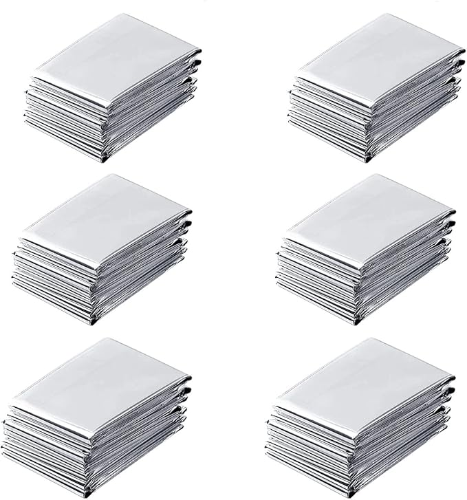 Plant Growth Mylar Films Silver Garden Greenhouse Covering Foil Sheets Space Thermal Insulation Blankets for Growth Room First Aid Marathons Survival Camping Hiking