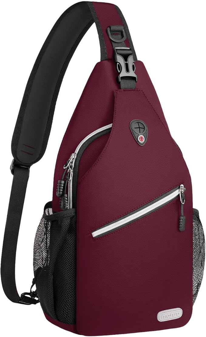MOSISO Sling Backpack, Multipurpose Crossbody Shoulder Bag Travel Hiking Daypack