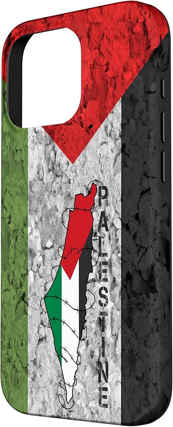 Kufiya PALESTINE Keffiyeh flag, Palestinian Map pattern Case for iPhone 16 Pro