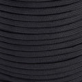 MOOCY Diamond Pattern Paracord 550,5/32 in x 164 ft (4mm x 50m),7 Inner Strands/Parachute Cord,Nylon Type III Paracord,Ideal Nylon String for Survival & Camping Gear,Black
