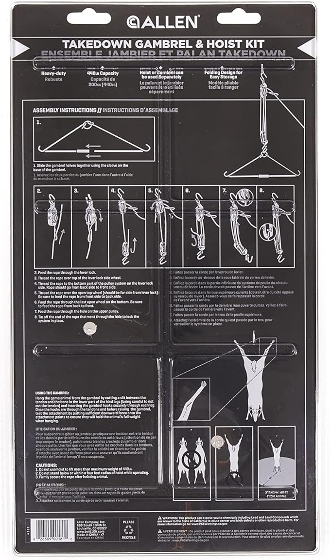 Allen CompanyGame Hoists and Scales