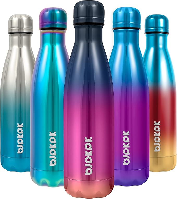 BJPKPK 17oz Insulated Stainless Steel Water Bottles Metal Water Bottle Keep Cold and Hot,Thunder