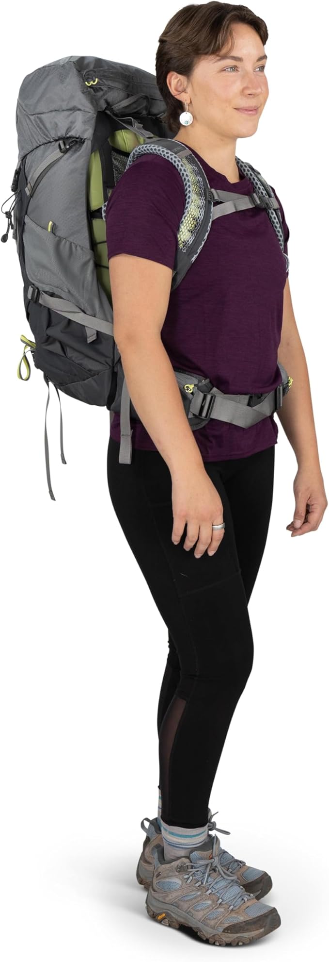 Osprey Sirrus 36L Women's Hiking Backpack - Lightweight Backpacking Pack with Waterproof Raincover - Camping Bag, Purple Dusk