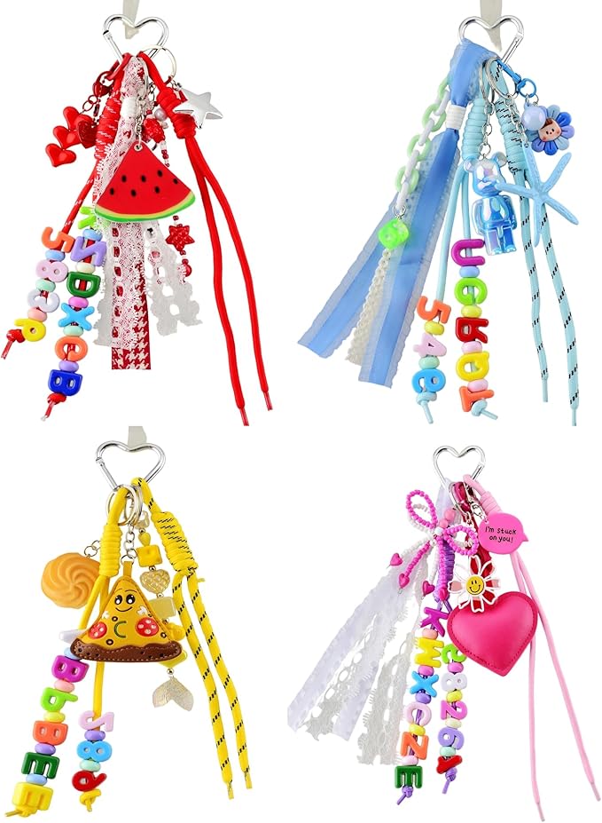 Paracord Keychain Bag Charms Paracord Rope Keychain Bag Charm 12pcs Braided Code Charms for Purse Backpack Handbag