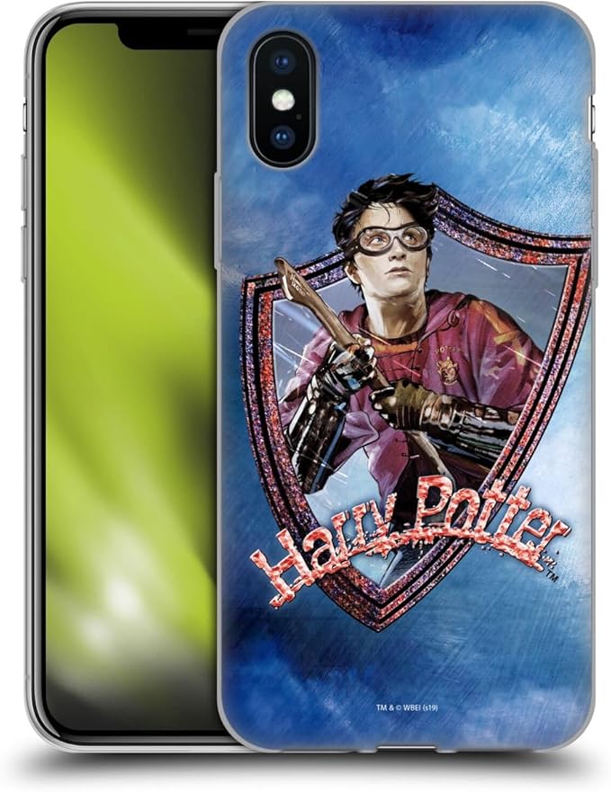 Head Case Designs Officially Licensed Harry Potter Quidditch 2 Prisoner of Azkaban II Gel Case [Military Grade Protection] Compatible with Apple iPhone X/iPhone Xs and Compatible with MagSafe