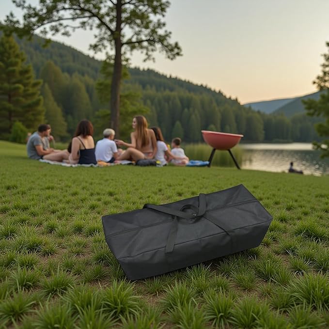 Heavy Duty Duffel Bag - XL Multi-Scene Organizer for Canopy Tents, Grill Tools, Roof Top Tents & Folding Chairs with MOLLE Straps & Reinforced Base (59''(L) x7.87''(W) x7.87''(H))