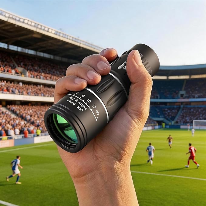 16X52 Monocular Telescope High Power for Adults, Compact Prism Monocular with HD Lens for Bird Watching, Hiking, Travel & Outdoor Activities