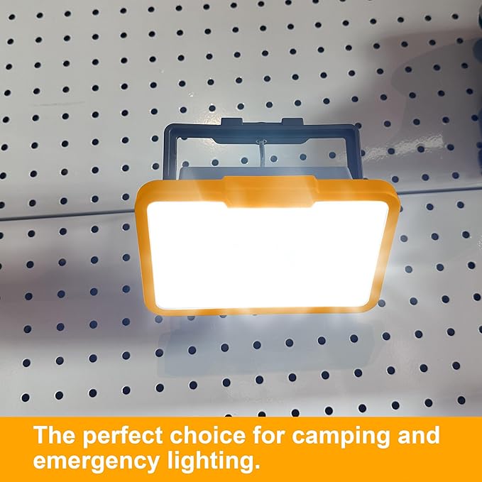Rechargeable Work Light, 700LM Magnetic Work Light With Stand 3600mah Battery IP54 Waterproof Job Site Lighting For Indoor Outdoor Night-Work, Camping, Car Repairing (1)