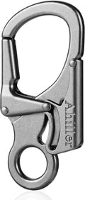 Ahiller Carabiner Clip, Double Anti-Misopening Locking Design, 3" Zinc Alloy Heavy Keychain for Outdoor Camping Hiking, Key Ring Clip