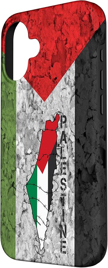 Kufiya PALESTINE Keffiyeh flag, Palestinian Map pattern Case for iPhone 16