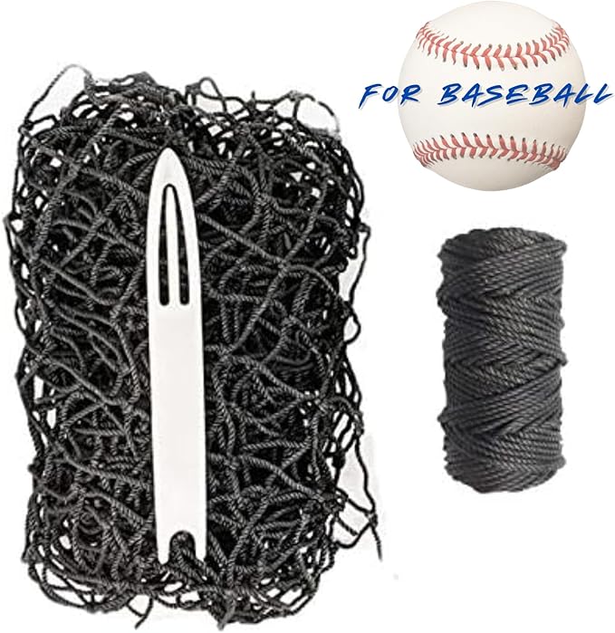JFN Netting Repair Kit for #36 Nylon 1-7/8", Black Baseball Net