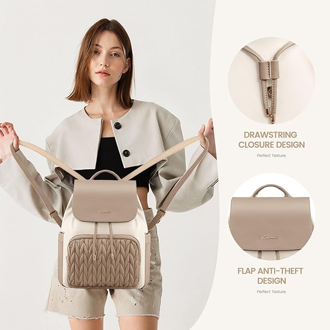 LOVEVOOK Mini Backpack for Women,Small Backpack Purse for Travel Work Cute Backpack Daypack With Anti-theft Pocket Mini Bag for Daily College Shopping