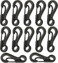 Mini Carabiner Clips with Metal Spring Wiregate Hook and Little Eye Hole for Keychain Backpack Clasps