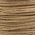Paracord Planet Micro Paracord – Thin Braided Cord for Crafting, Fishing, and DIY Projects in 125 ft Spools – Tan