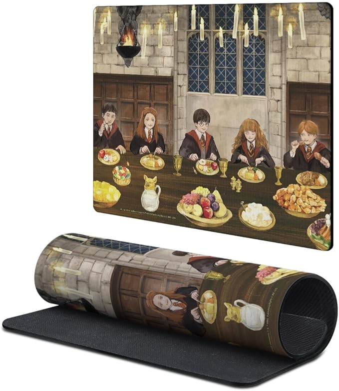 Head Case Designs Officially Licensed Harry Potter Gryffindor Table Graphics 9.84 x 11.81 x 0.12 inches (250 x 300 mm) - S Gaming Office Desk PC Keyboard Mouse Mat Pad