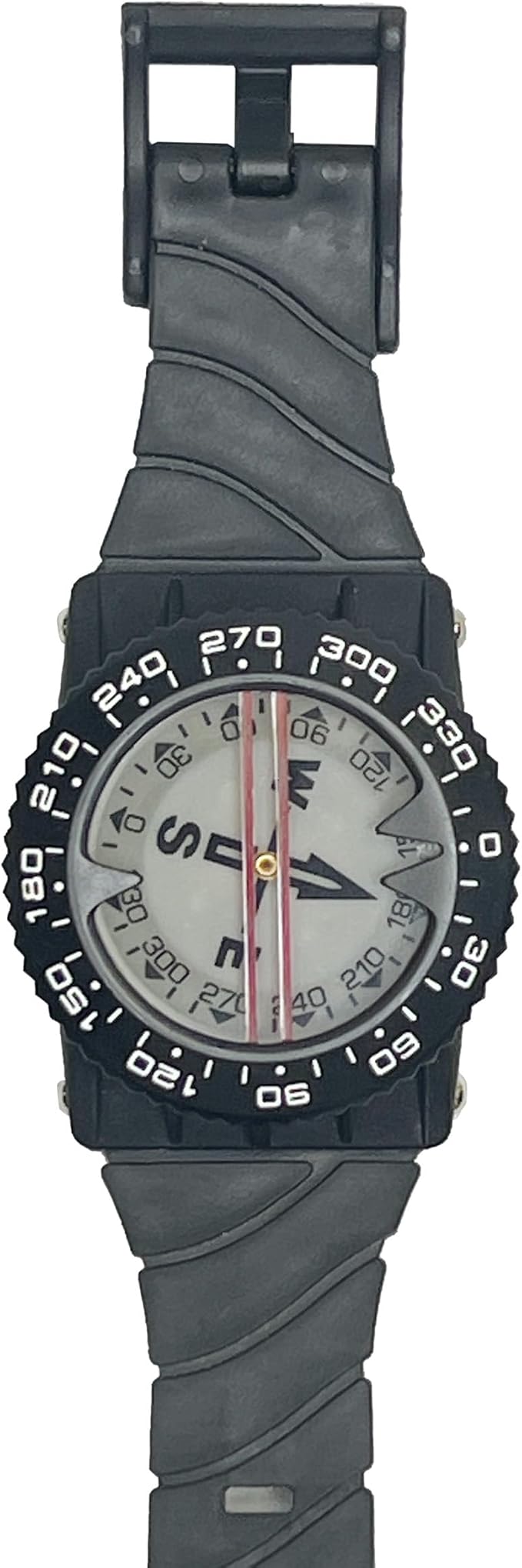 Scuba Choice Diving Compass (Wrist/Bungee Mount) – Easy-to-Read Underwater Navigation Tool for Scuba Diving, Durable Design with Rotating Bezel, Reliable Directional Aid for Deep Dive Adventures