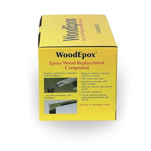 Abatron WoodEpox Kit - 2 Gallon - 2-Part Structural Epoxy Adhesive and Wood Hardener - Wood Filler Putty