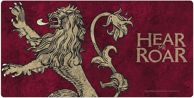 Head Case Designs Officially Licensed HBO Game of Thrones House Lannister Graphic Art 23.62 x 11.81 x 0.12 inches (600 x 300 mm) - L Gaming Office Desk PC Keyboard Mouse Mat Pad