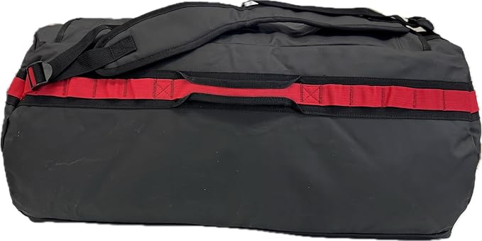 Element Equipment Trailhead Duffel Bag Shoulder Straps Waterproof Black/Red Small