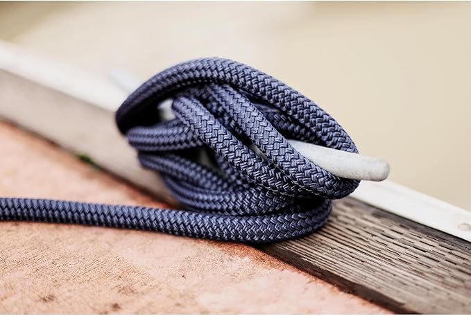 CDL3825NY, Dock Line, 3/8" Diameter - 25' Length, Double Braid, Navy