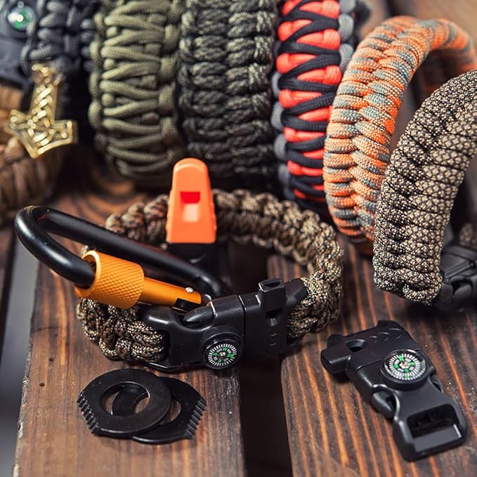 HERCULES 750lb Paracord 4mm 11 Strands Tactical Parachute Cord, 50' 100' 250' 1000' Utility Rope for Camping, Survival, Outdoor Gear (Desert Tan, 250FT)