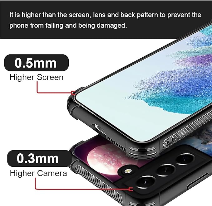 for Samsung Galaxy S21 Plus Case, Star Two Wolfs Howling Pattern Graphic Design Girl Boy Soft Silicone Hard Acrylic Shock Protection for Samsung Galaxy S21 Plus