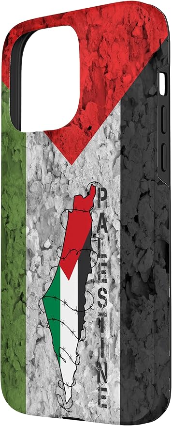 Kufiya PALESTINE Keffiyeh flag, Palestinian Map pattern Case for iPhone 15 Pro Max
