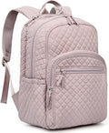 Backpack for Women,College Backpack,Quilted Casual Daypack,Waterproof Bookbag for 15.6Inch Laptop