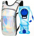 Hydration Backpack, Water Backpack with 2L Hydration Bladder, Rave Backpack Hydration Pack, Festival Essential for Raves, Hiking, Cycling, Climbing, Running, Outdoor, Camping and More