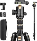 Professional DSLR Tripod for Photography - Tall, Lightweight & Heavy Duty - Spotting Scopes, Telescope & Binoculars - Compact Complete Tripod Unit